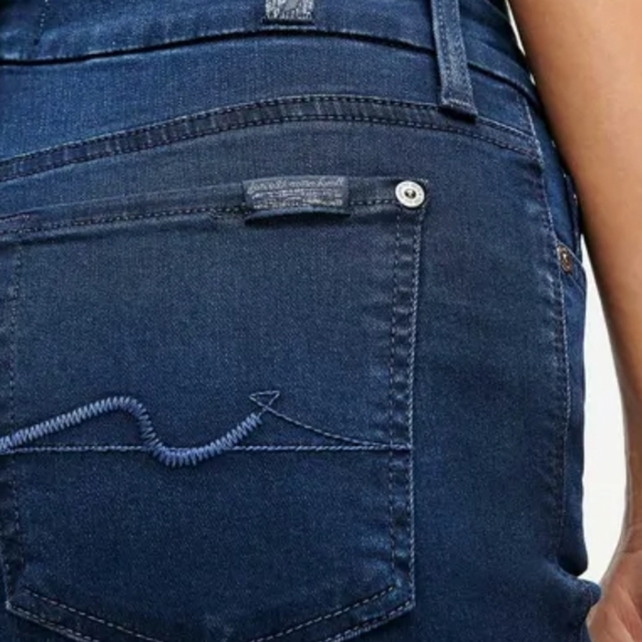 Seven for all Mankind Denim Slim Illusion Kimmie Bootcut Jeans 28 - Picture 1 of 14